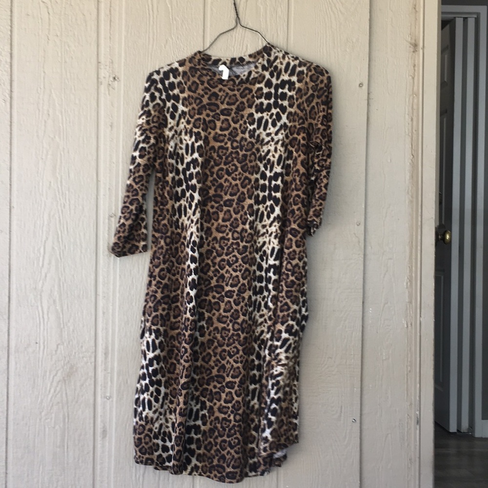 Leopard print Swing Dress/Top